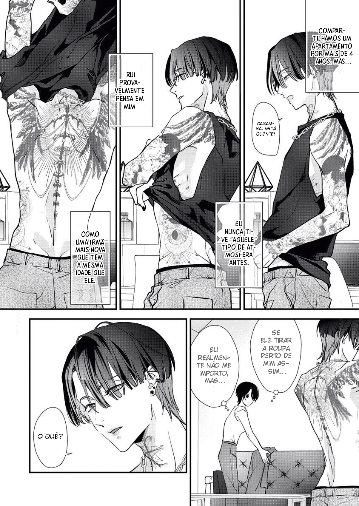 Sumi-iri Osananajimi no Sokubaku ga Tsurai - Capítulo Único - Yaoi Comics